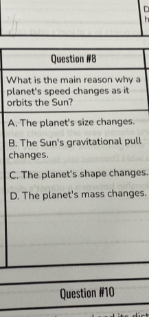 Wa 
p 
o 
A 
Bll 
c 
Ces. 
Des. 
Question #10