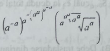 (a^(-a))^frac -(a^2)^a^2(a^(^-frac 1a)sqrt[a](a^a))