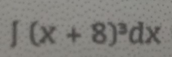 ∈t (x+8)^3dx