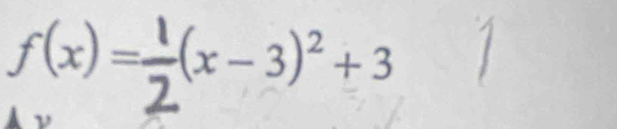 f(x)=-(x-3)²+3