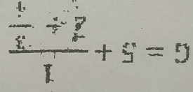 frac  1/s /  s/t 1+5=5