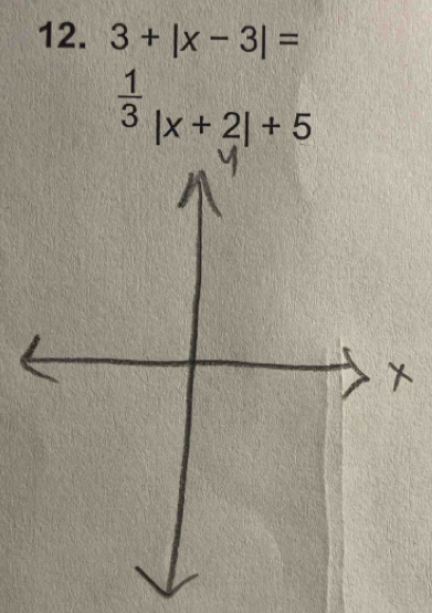 3+|x-3|=
 1/3 |x+2|+5