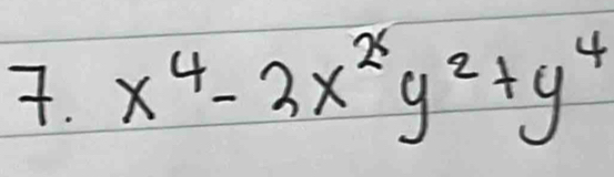 x^4-3x^2y^2+y^4