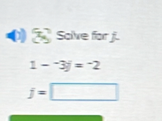 1 30° Solve for j
1-^-3-3
j=□