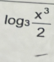 log _3 x^3/2 