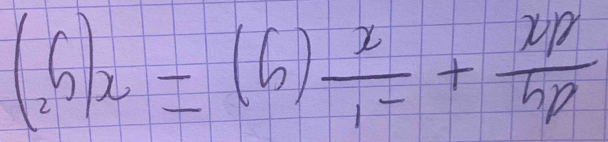 6)x=(6) x/1-  + vv/hp 