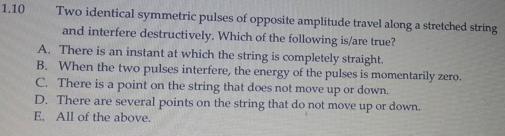 Solved: 1.10 Two identical symmetric pulses of opposite amplitude ...