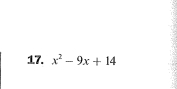 x^2-9x+14