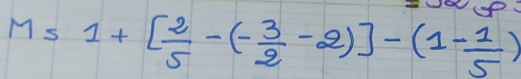 M≤ 1+[ 2/5 -(- 3/2 -2)]-(1- 1/5 )