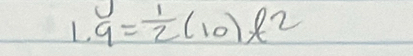 9= 1/2 (10)t^2