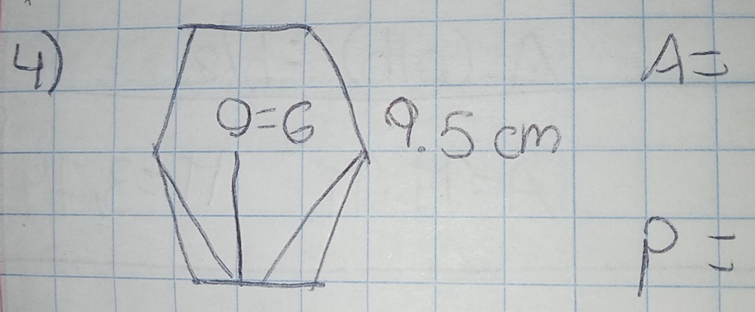 A=
0=6 9. 5cm
P=