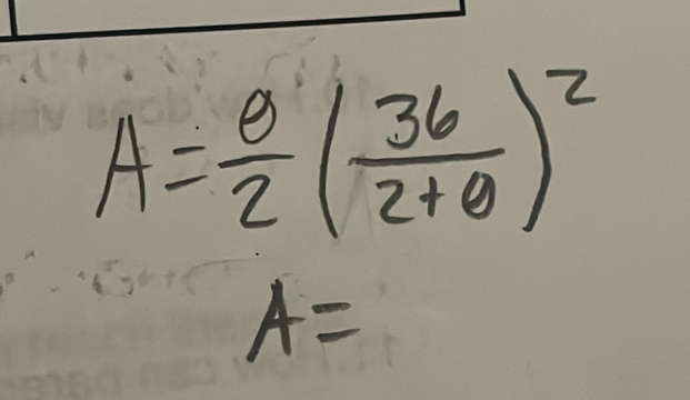 A= 8/2 ( 36/2+8 )^2
A=