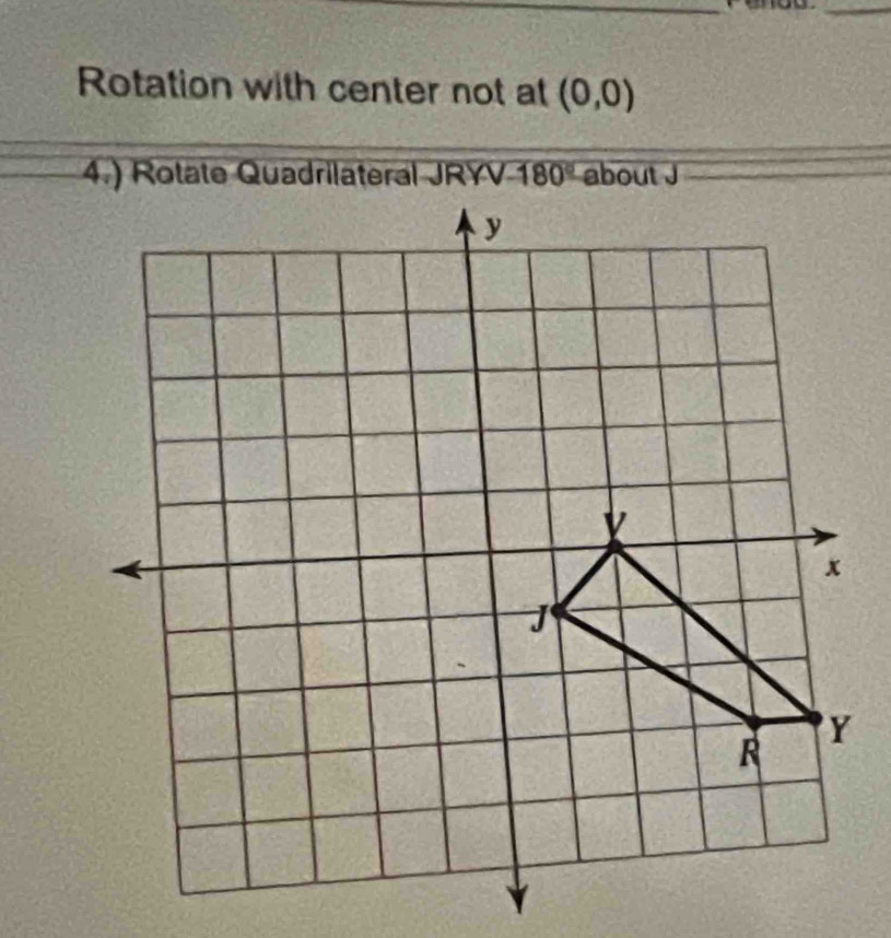 Rotation with center not at (0,0)