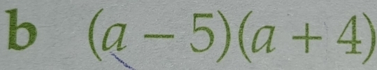 (a-5)(a+4)