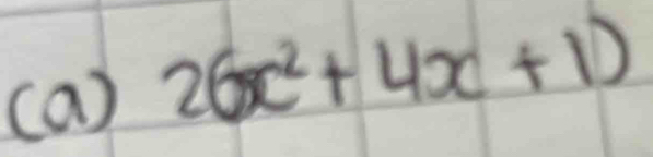 26x^2+4x+1)