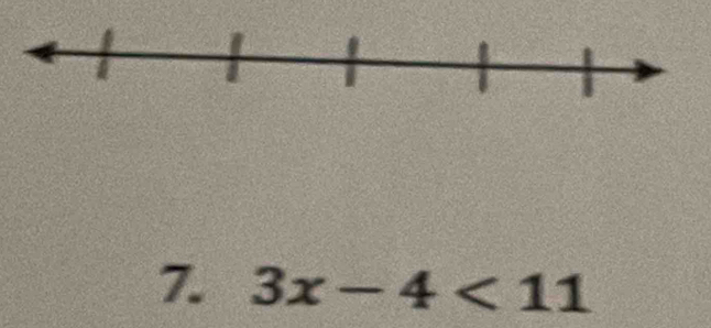 3x-4<11</tex>