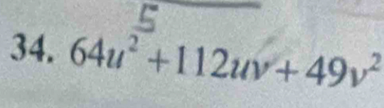 64u^2+112uv+49v^2