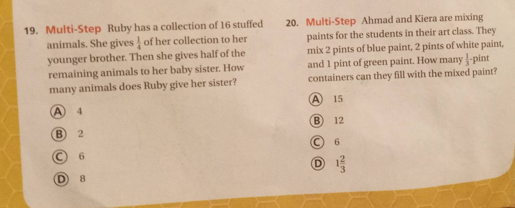 Solved: Multi-Step Ruby has a collection of 16 stuffed 20. Multi-Step ...