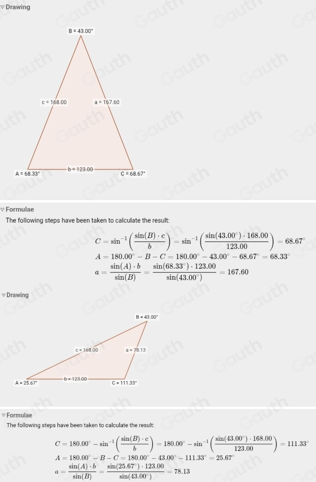 Solved: Solve triangle ABC. (If an answer does not exist, enter DNE ...