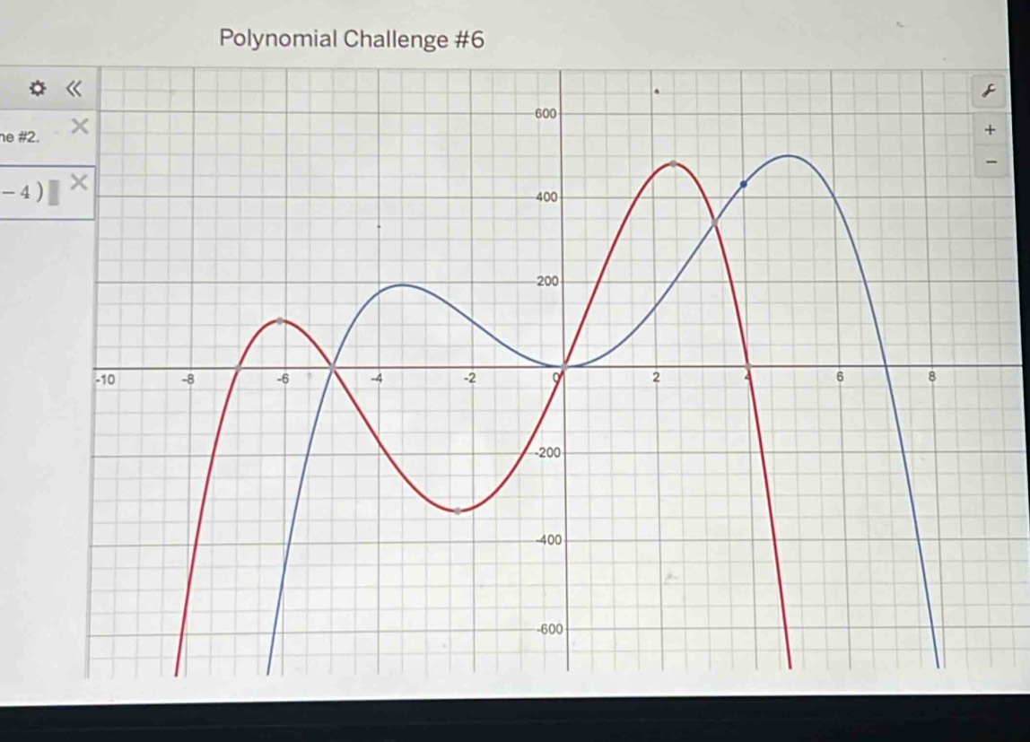 Polynomial Challenge #6 
he # 2.
- 4