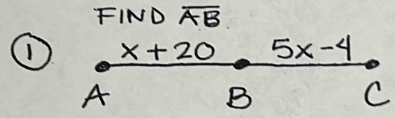 FIND AB
C