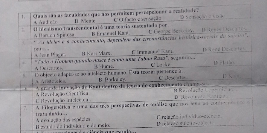 estudo do in 
e é a ciência que estuda