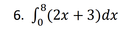 ∈t _0^8(2x+3)dx