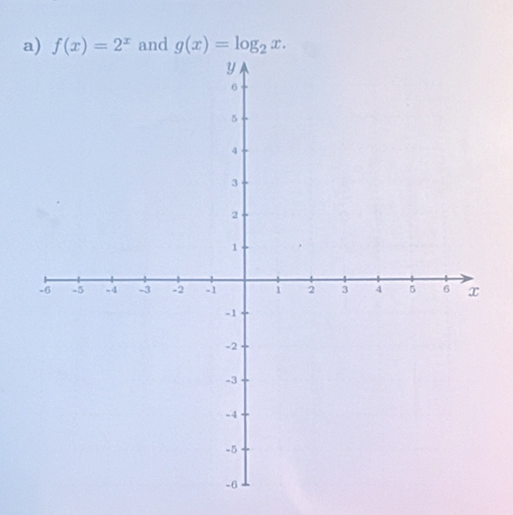 and g(x)=log _2x.