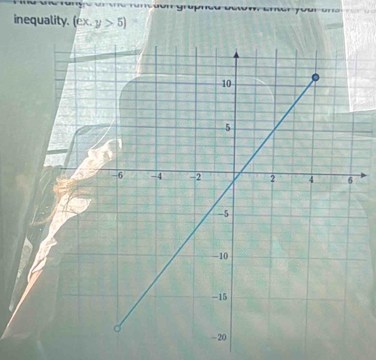 inequality. (ex,y>5)