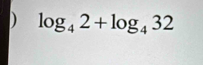 log _42+log _432