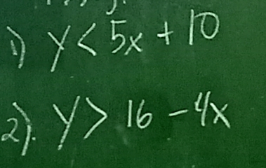 y<5x+10
21. y>16-4x