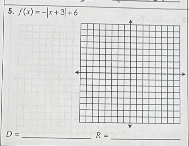 f(x)=-|x+3|+6
D=
__ R=