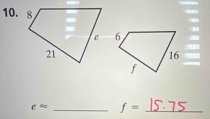 10. 8
_ eapprox
f= _