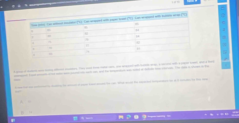 Solved: tor 10 Nex A group of students wee testing diffeent imulators ...