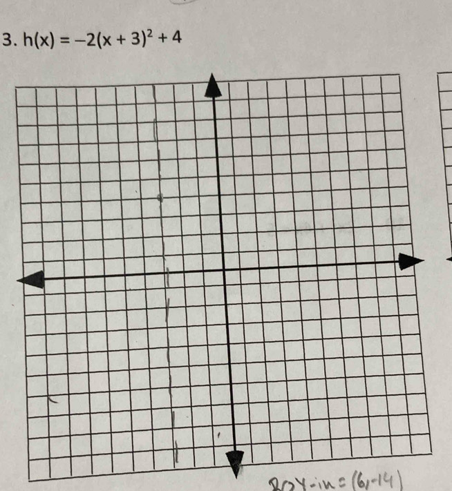 h(x)=-2(x+3)^2+4