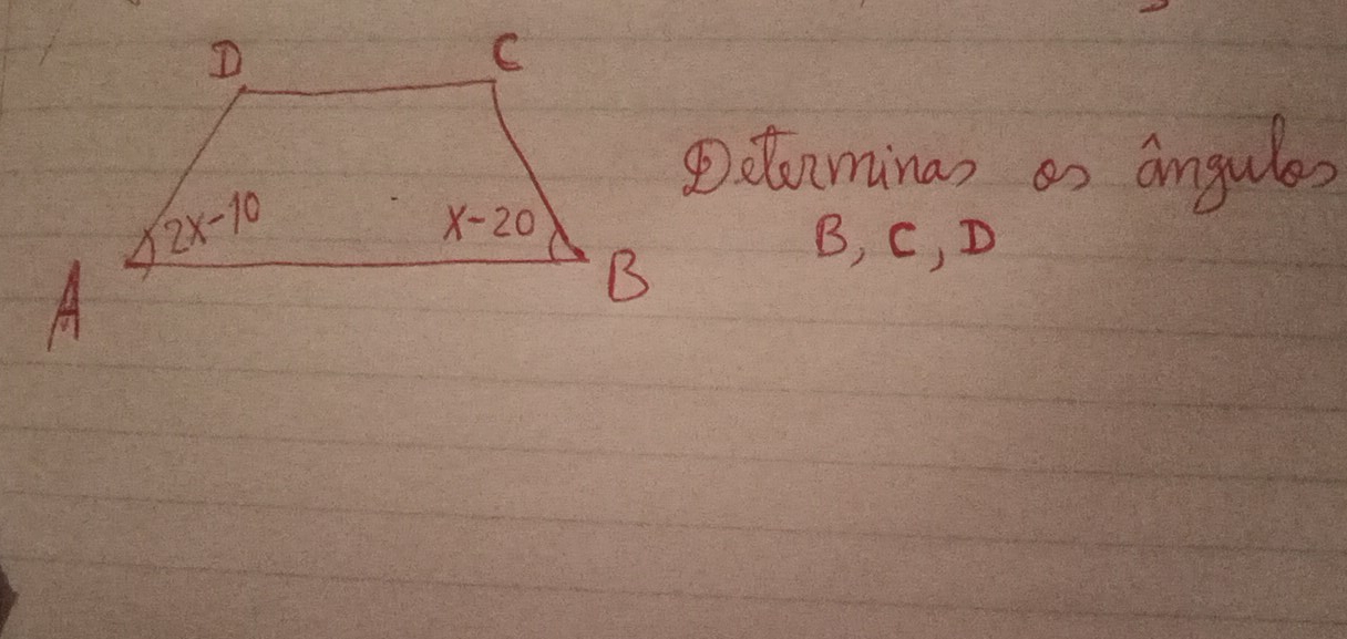 duminar as angules
B, c, D