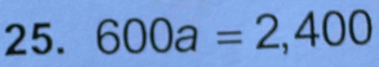 600a=2,400