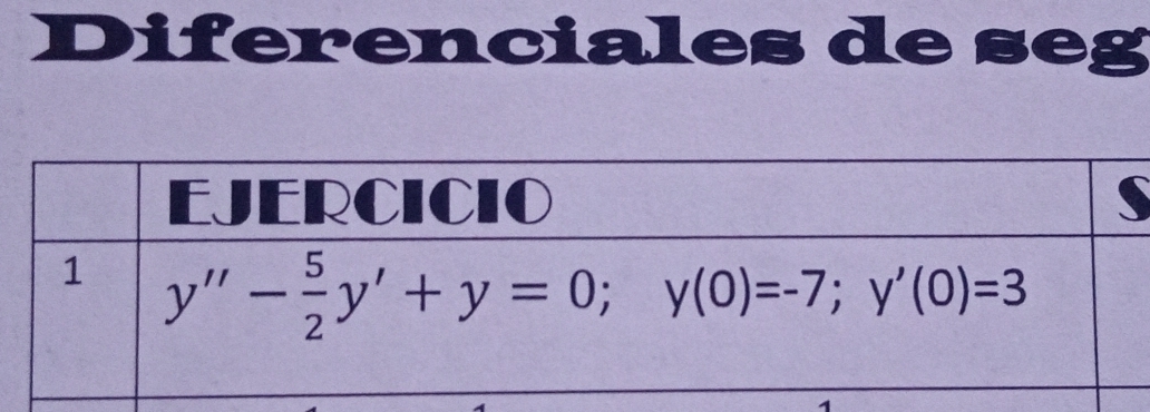 Diferenciales de seg