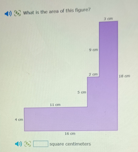 square centimeters