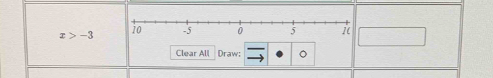 x>-3
Clear All Draw: