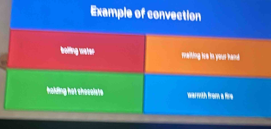 Example of convection