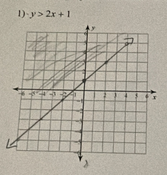 y>2x+1