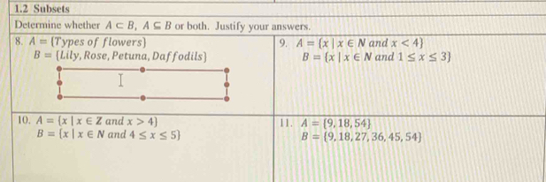 1.2 Subsets