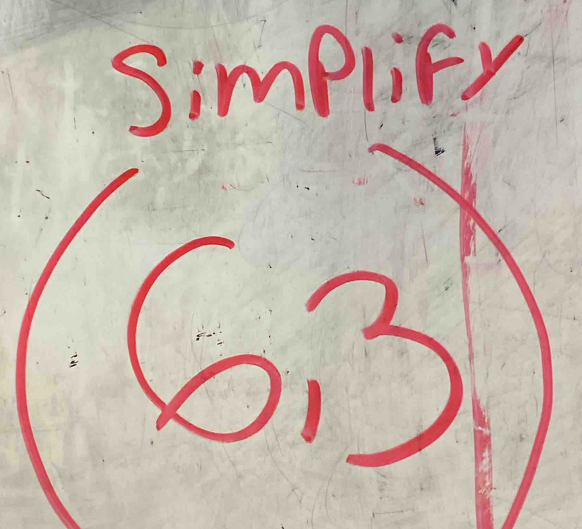 Simplify
(6,3)
1
(-1,2)