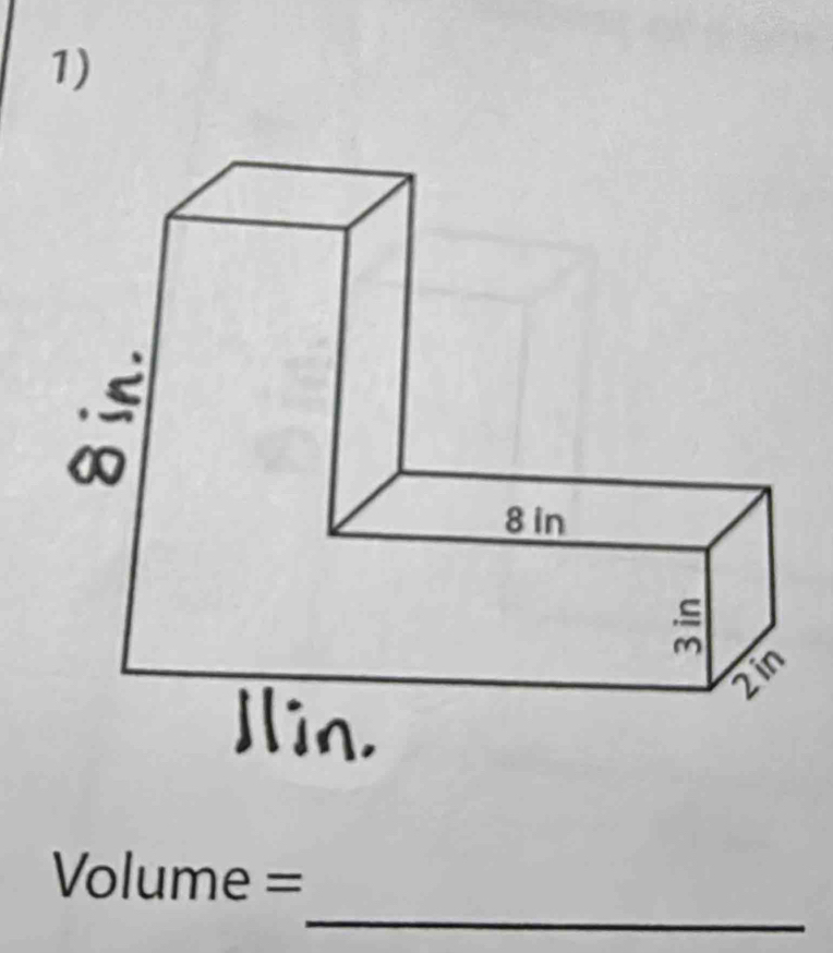 Volume =