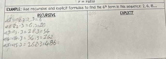 r= ratio