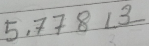 5.778L3
 1/2 =frac 1