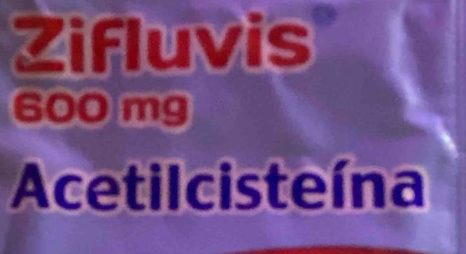 Zifluvis
600 mg
Acetil cisteína