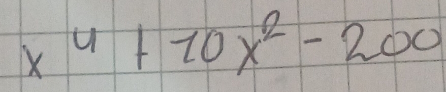 x^4+10x^2-200