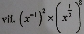 (x^(-1))^2* (x^(frac 1)2)^8